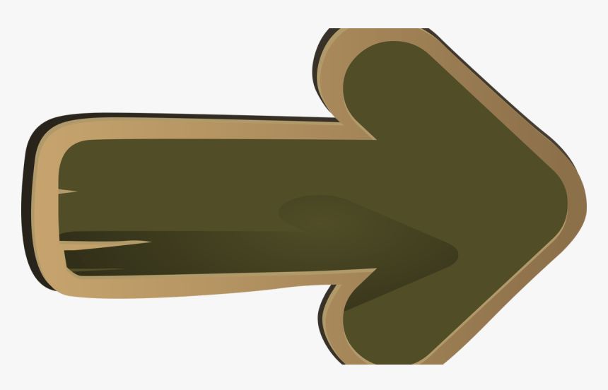 Sign Clip Art Wooden - Way Arrow Sign Wood, HD Png Download