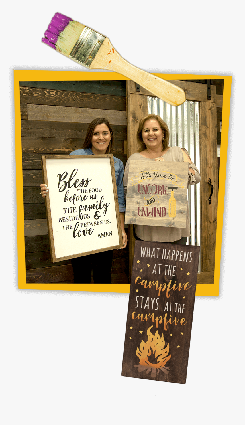 Contact The Rustic Brush, HD Png Download