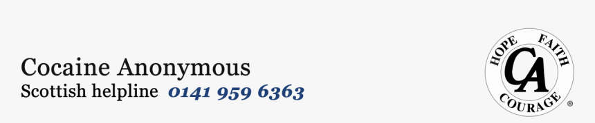 Cocaine Anonymous Scotland - Cocaine Anonymous, HD Png Download