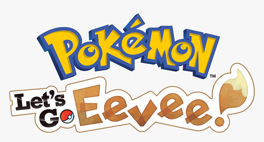 Pokemon Let's Go Eevee Logo, HD Png Download