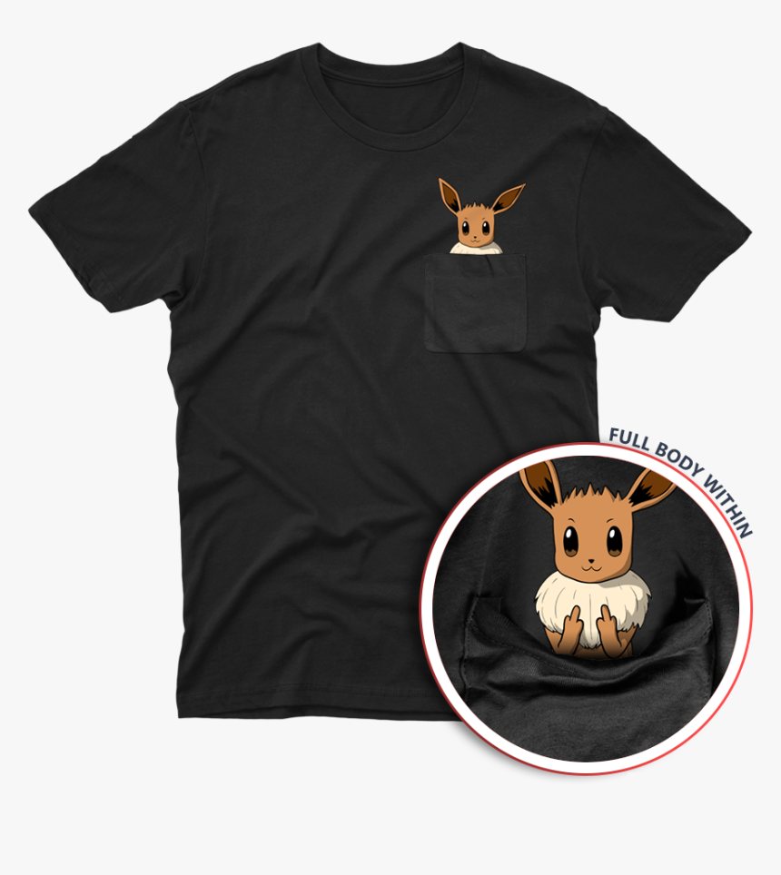 Eeveelution Middle Finger Shirt, HD Png Download