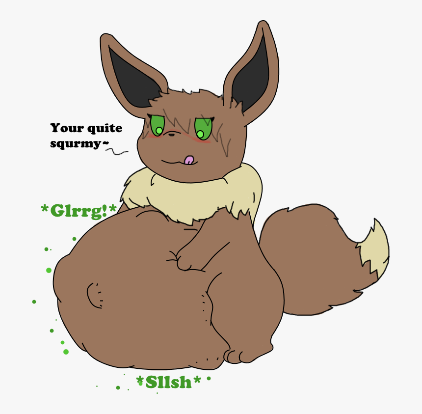 Eevee Pred - Eevee Big Belly, HD Png Download