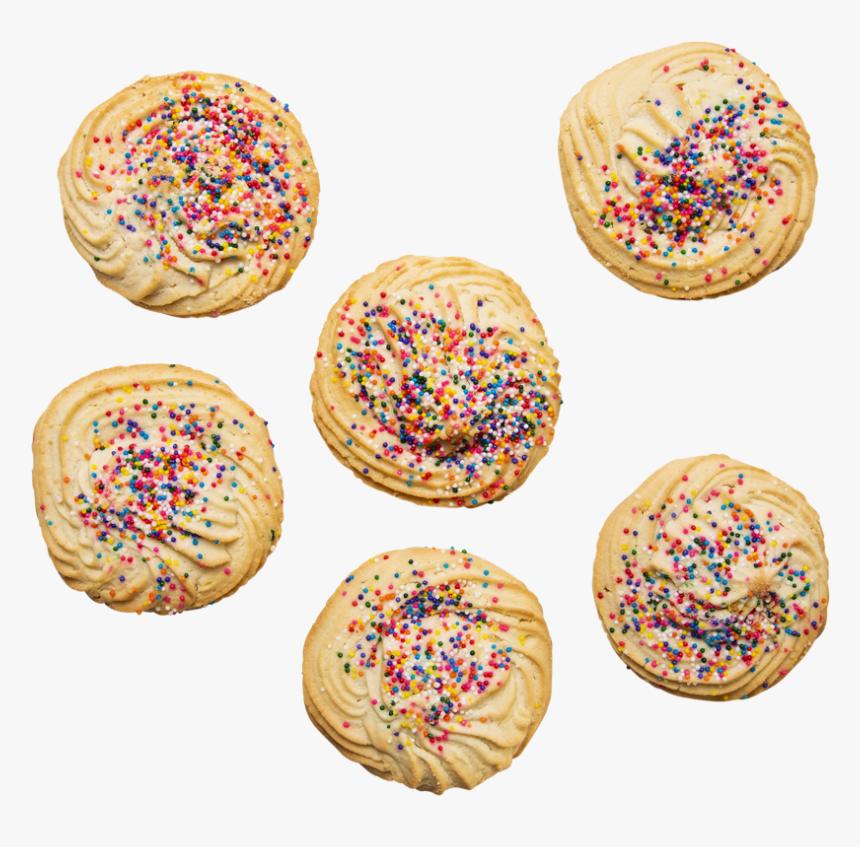 Sprinkle Cookie - Dessert, HD Png Download