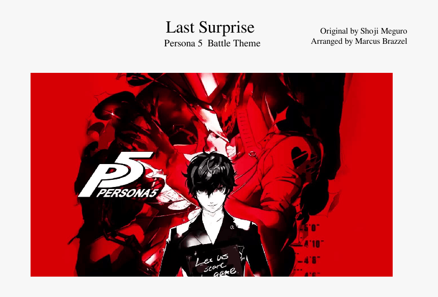 Persona 5 Last Surprise, HD Png Download