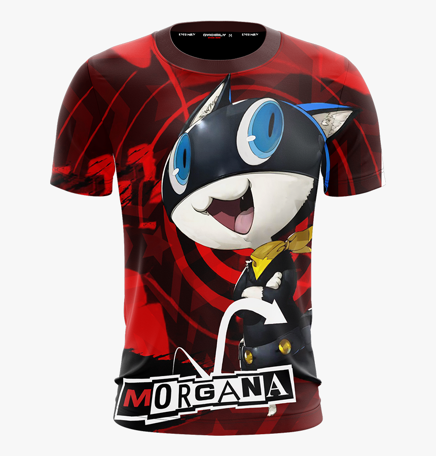 Persona 5 Morgana Unisex 3d T-shirt - T Shirt Bprd Hellboy, HD Png Download