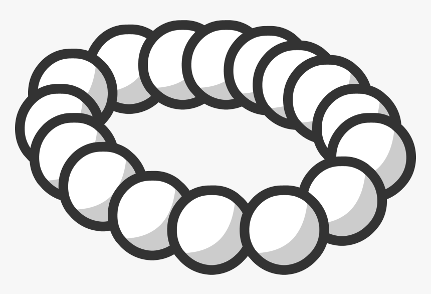 Club Penguin Pearl Necklace, HD Png Download