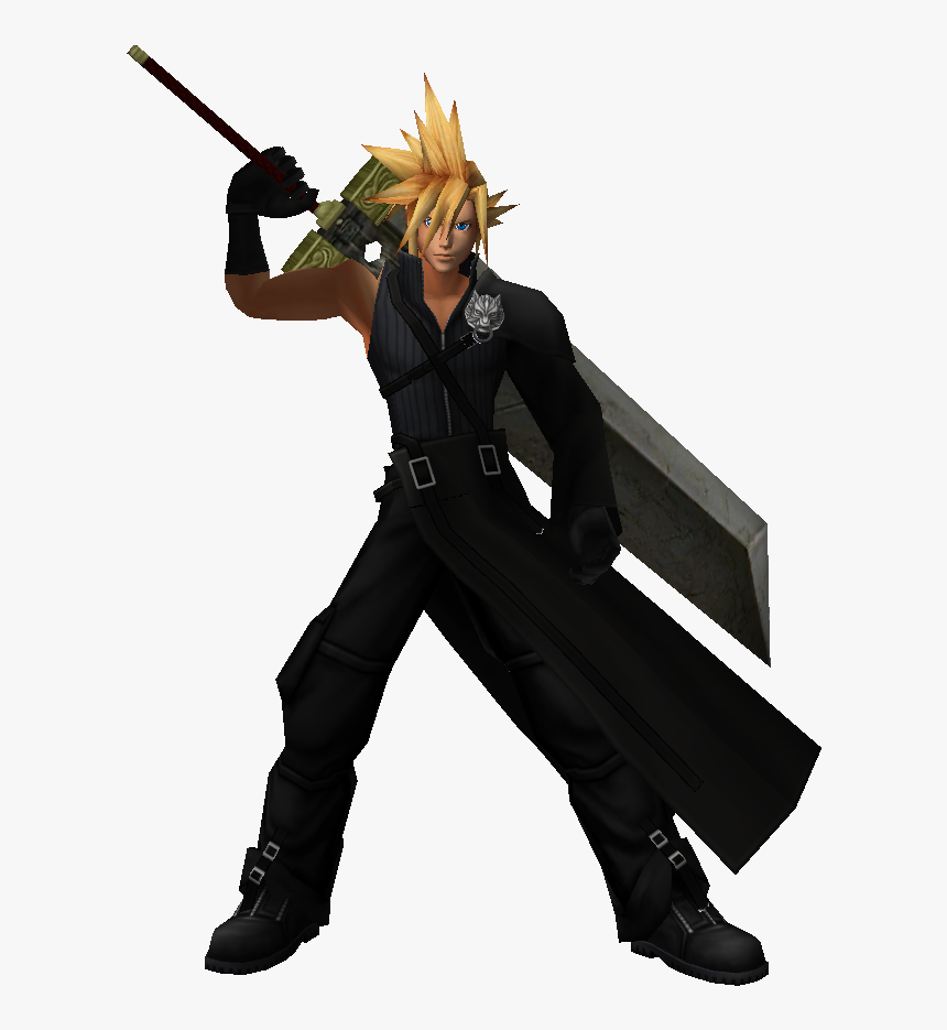 Captain Cloud Strife - Action Figure, HD Png Download
