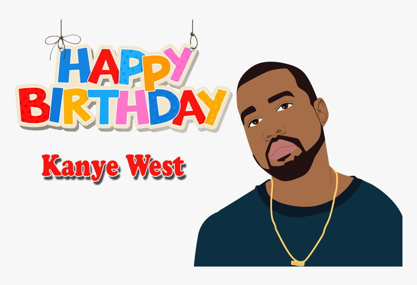 Kanye West Png Free Download - Illustration, Transparent Png