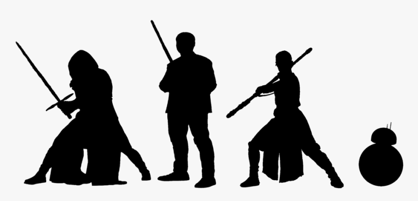 Diy Star Wars Decorations - Star Wars Character Silhouette, HD Png Download