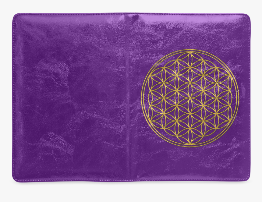 Flower Of Life Gold Custom Notebook A5 - Wallet, HD Png Download