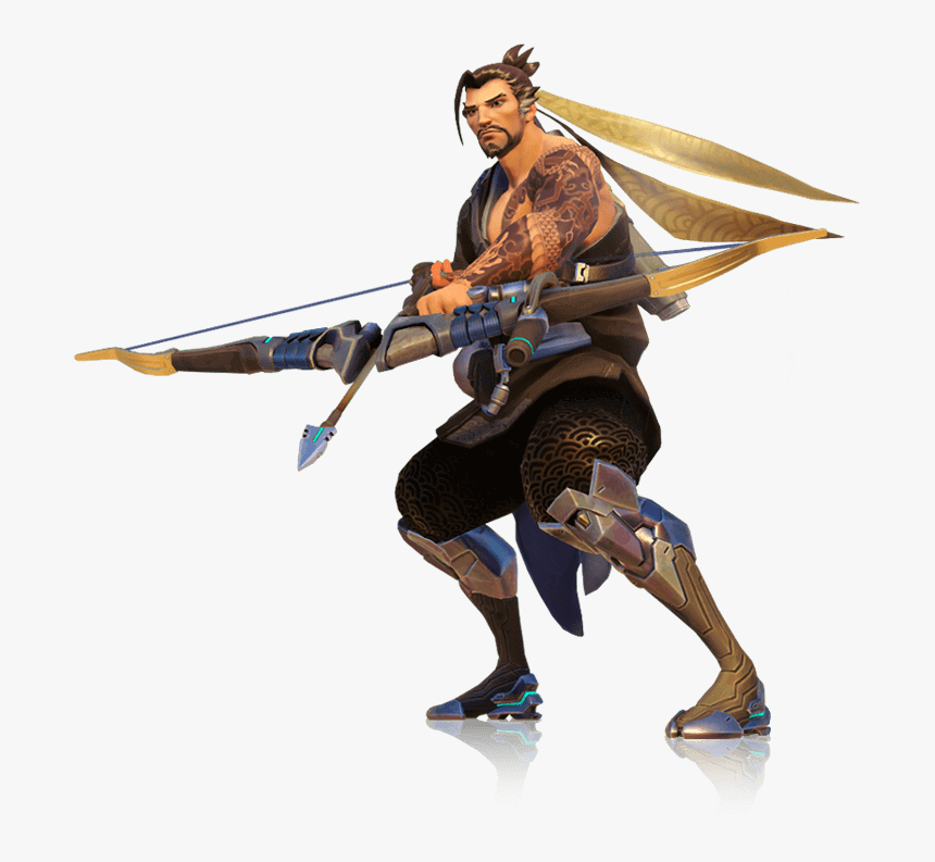 Full Hero Image Of Hanzo - Hanzo Overwatch Legs, HD Png Download