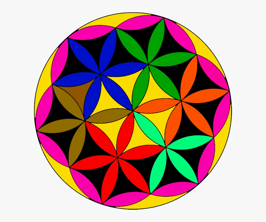 Blume Des Lebens - Flower Of Life 666, HD Png Download