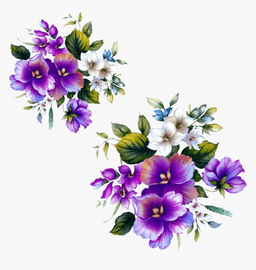 Floral Design Flower Purple - Flower Purple Png, Transparent Png