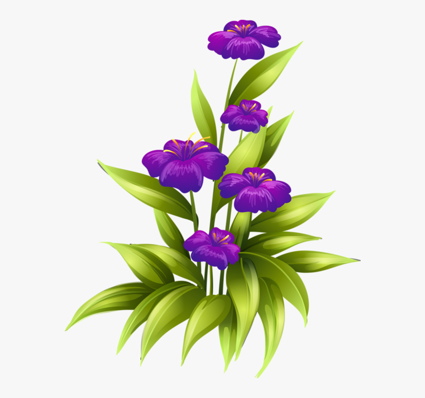 Transparent Purple Flower Border Png - Birth Day Wishes Png, Png Download