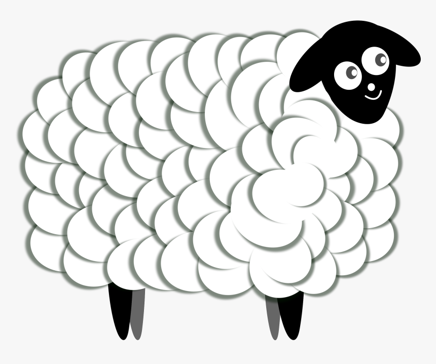 Drawing Sheep Color - Illustration, HD Png Download