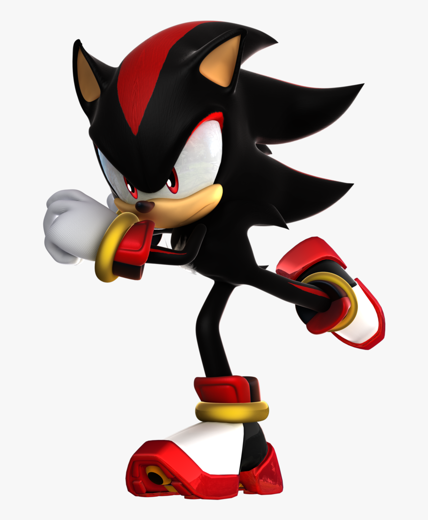 Action Character,figurine,sonic The Hedgehog,clip Art,carmine,style - Sonic Forces Shadow Running, HD Png Download