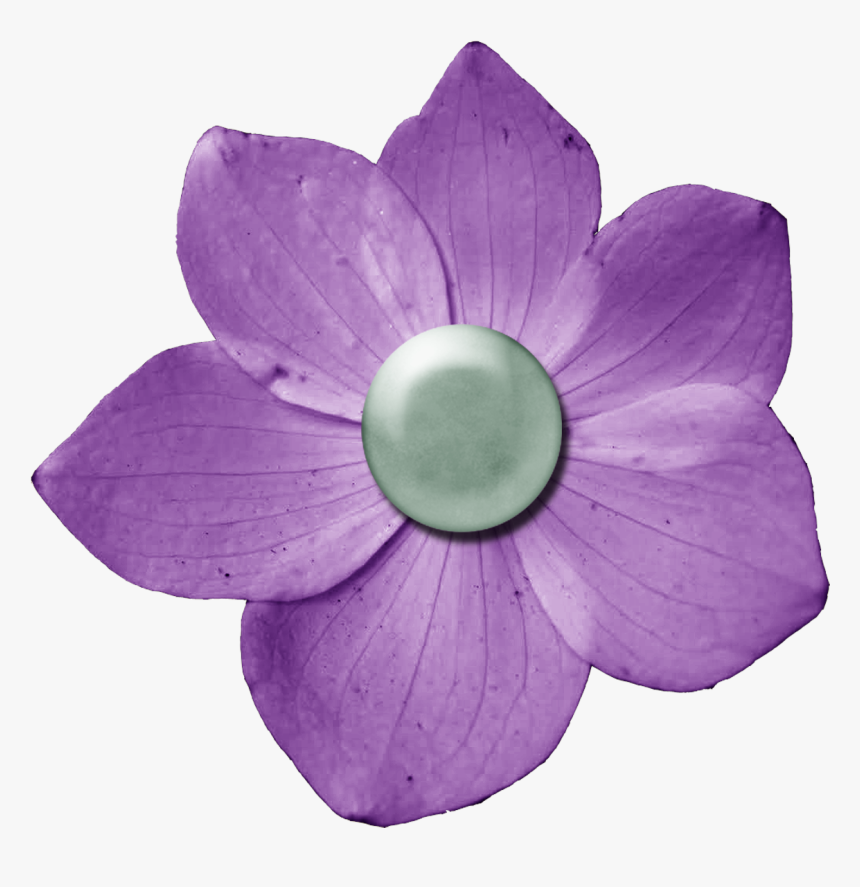 Dark Purple Flower - Maroon Scrapbook Png, Transparent Png