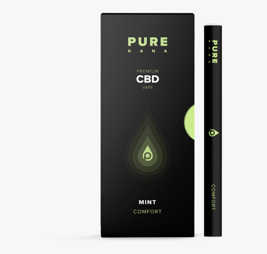 Pure Kana Cbd Vape Pen Mint Blood Orange - Purekana Vape Pen, HD Png Download