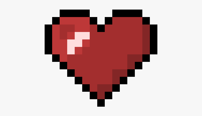 My Pixel Arts - Heart 8 Bit Png, Transparent Png