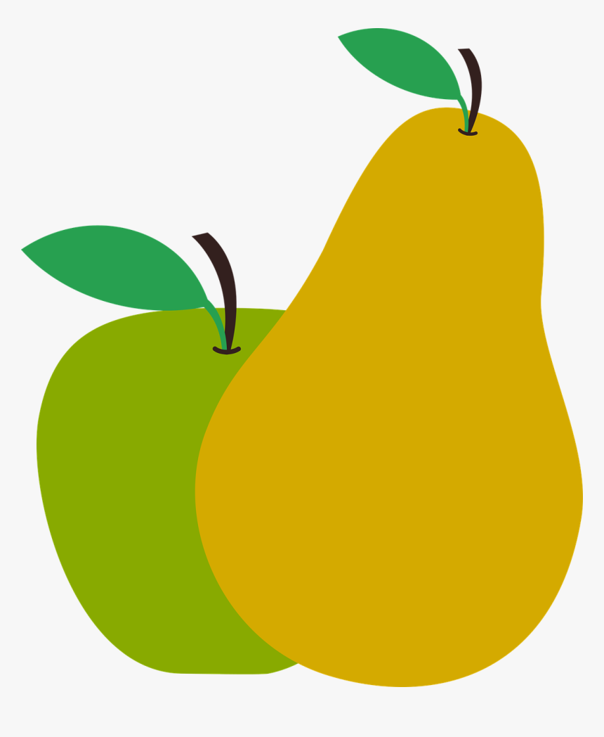 Apple And Pear Clipart, HD Png Download