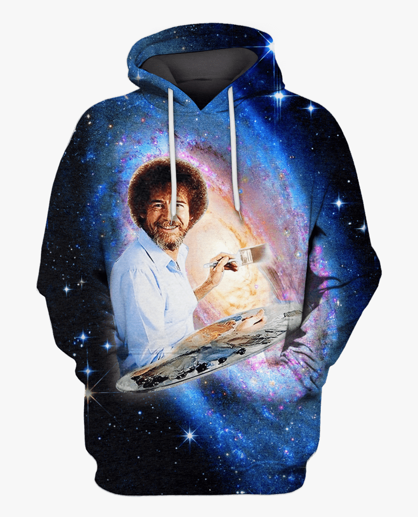 3d Bob Ross Artist Galaxy Joy Of Painting Tshirt - Sweatshirt Pennywise 3d, HD Png Download