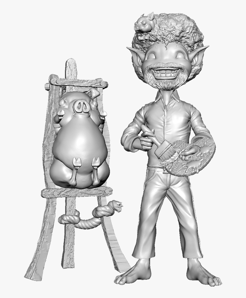 Bob Ross Gremlin Malifaux, HD Png Download