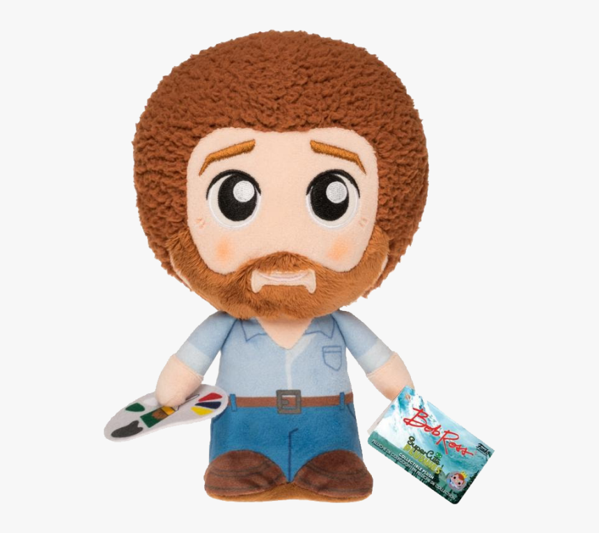 Funko Supercute Plush Bob Ross - Bob Ross Plush Toy, HD Png Download