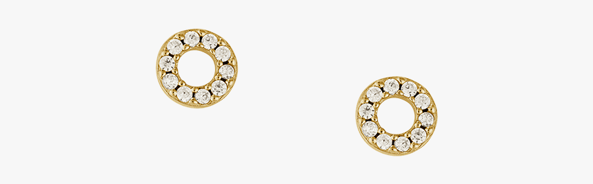 Circle Outline Crystal Stud Set 
 Class - Circle, HD Png Download