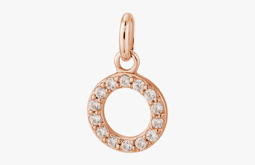 Circle Outline Crystal Charm 
 Class - Locket, HD Png Download