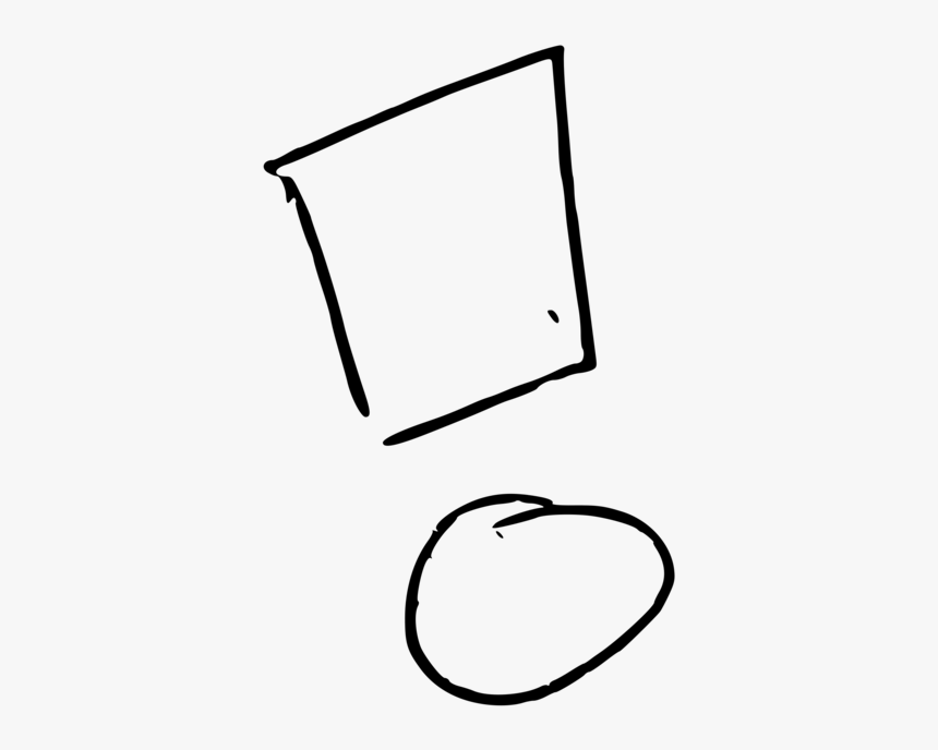 Line Art,angle,area - Exclamation Mark White Clip Art, HD Png Download