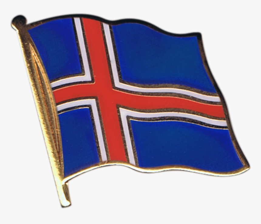 Iceland Flag Pin, Badge - Mexican Flag Drawing Easy, HD Png Download