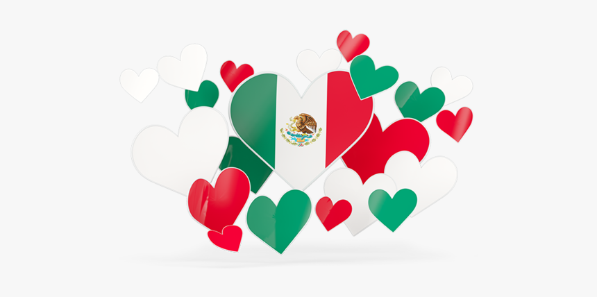 Flying Heart Stickers - Coat Of Arms Of Mexico, HD Png Download