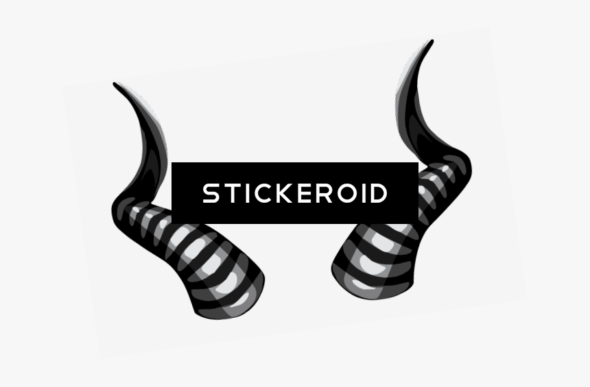 Transparent Ram Horn Clipart - Рога Наклейки, HD Png Download