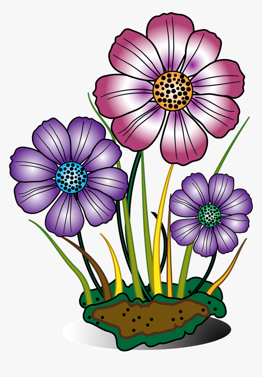 Clip Art Flowers Bloom, HD Png Download