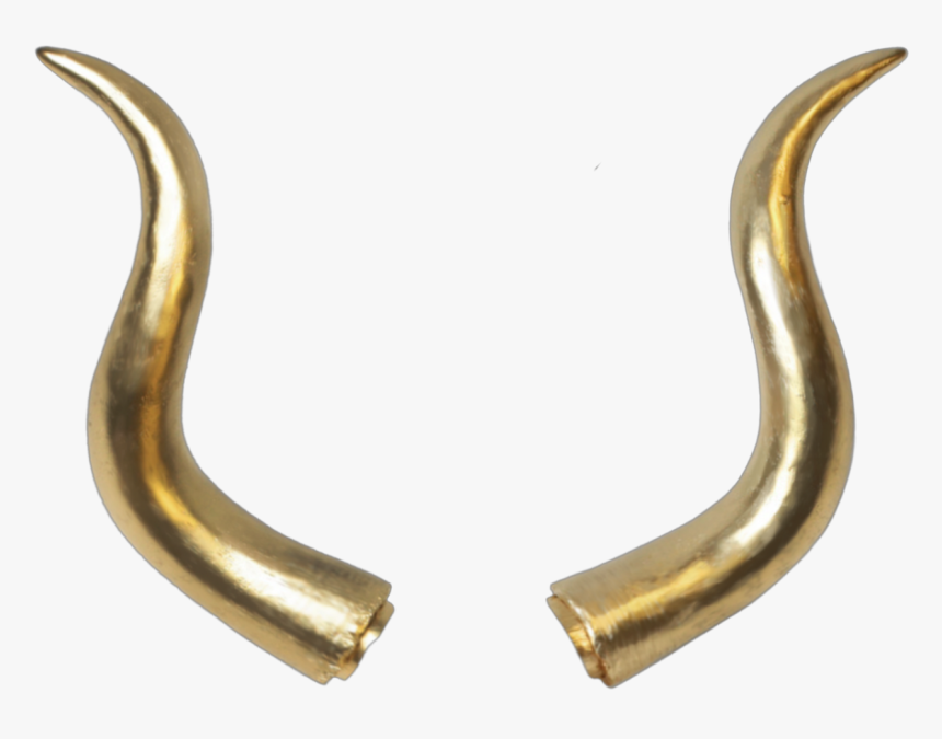 Golden Horns Chifres Douradofreetoedit - Chifre Dourado Png, Transparent Png