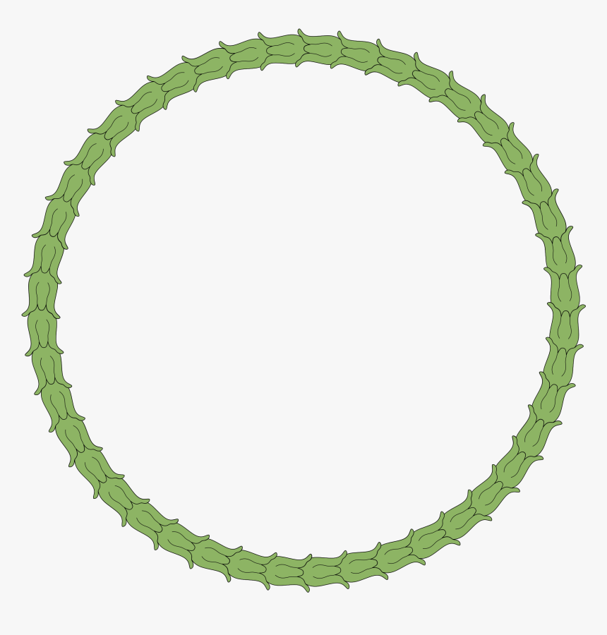 Wreath Ornamental Decoration Clip Arts - Vector Vegan Icon, HD Png Download