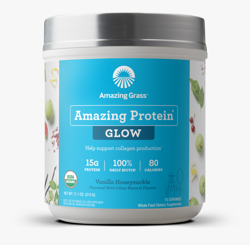 Amazing Grass Amazing Protein Glow , Png Download - Amazing Grass Glow Protein, Transparent Png
