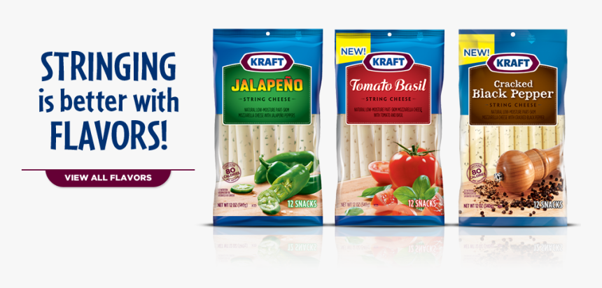 Stringing Is Better With Flavors - Kind Of Cheese Is String Cheese, HD Png Download