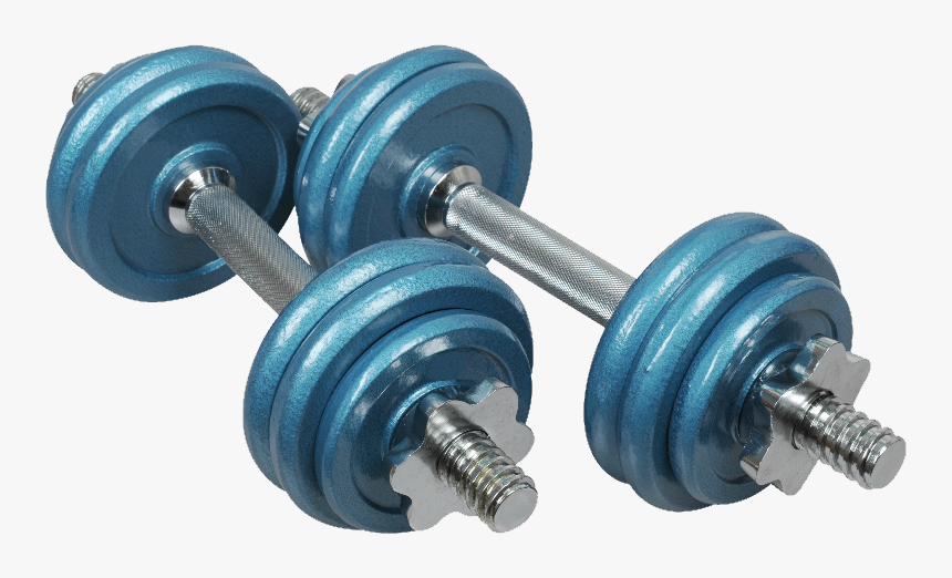 Blue Dumbbell Png, Transparent Png