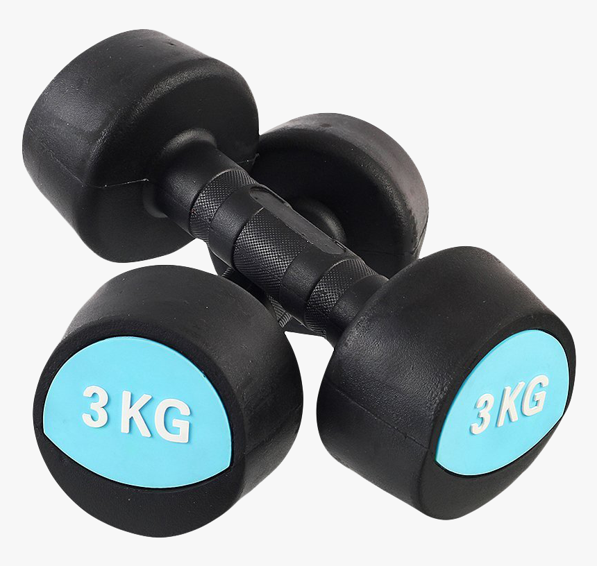 3kg Dumbbells Png, Transparent Png