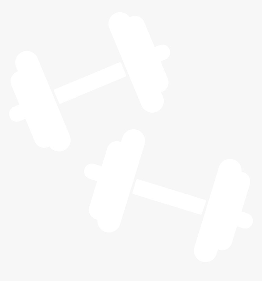 Dumbbells Clipart Group Fitness Fitness Icon White - White Fitness Icon Png, Transparent Png