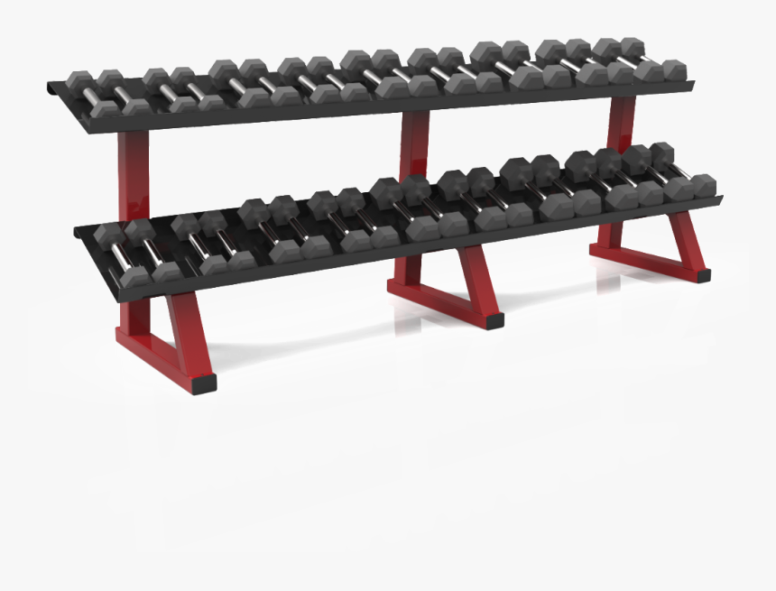 Dynamic 2 Tier Hex Dumbbell Rack - Dumbbell, HD Png Download
