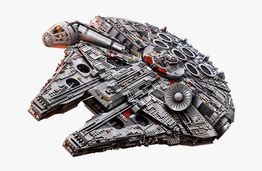 Millennium Falcon Star Wars Png Transparent Image - Millennium Falcon Lego, Png Download
