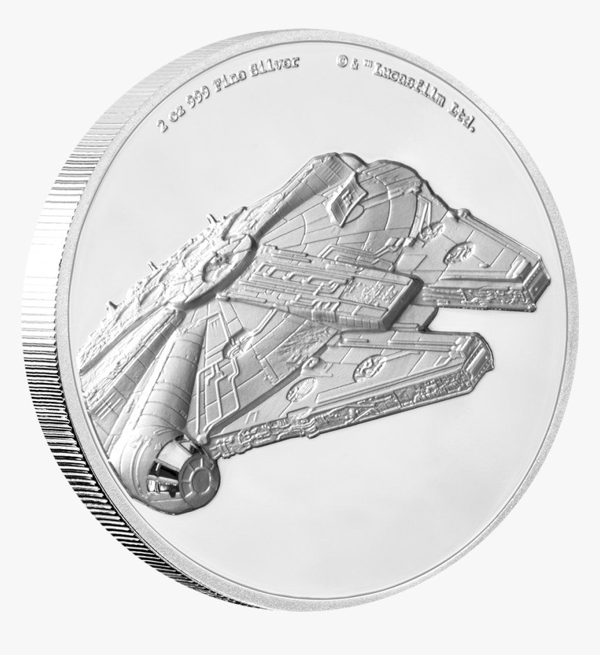 Ikniu619001 1 - Niue Star Wars Millennium Falcon, HD Png Download