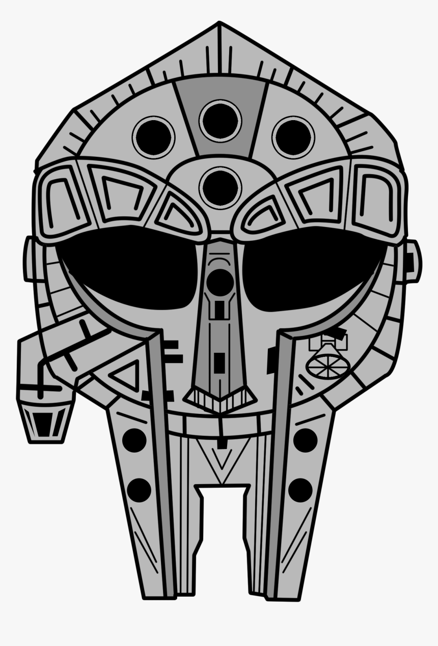 Image Of Millennium Falcon Doom - Illustration, HD Png Download