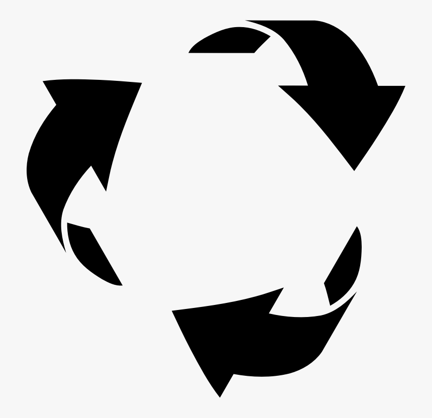 Recycle Arrows - Environment Clipart Black And White, HD Png Download