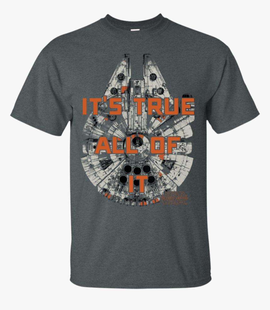 True Millennium Falcon T Shirt & Hoodie - Shirt, HD Png Download