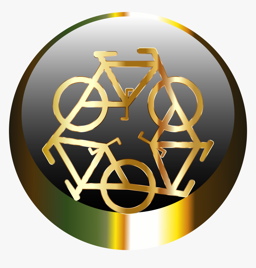 Golden Recycle Icon Clip Arts - Recycle Symbol, HD Png Download
