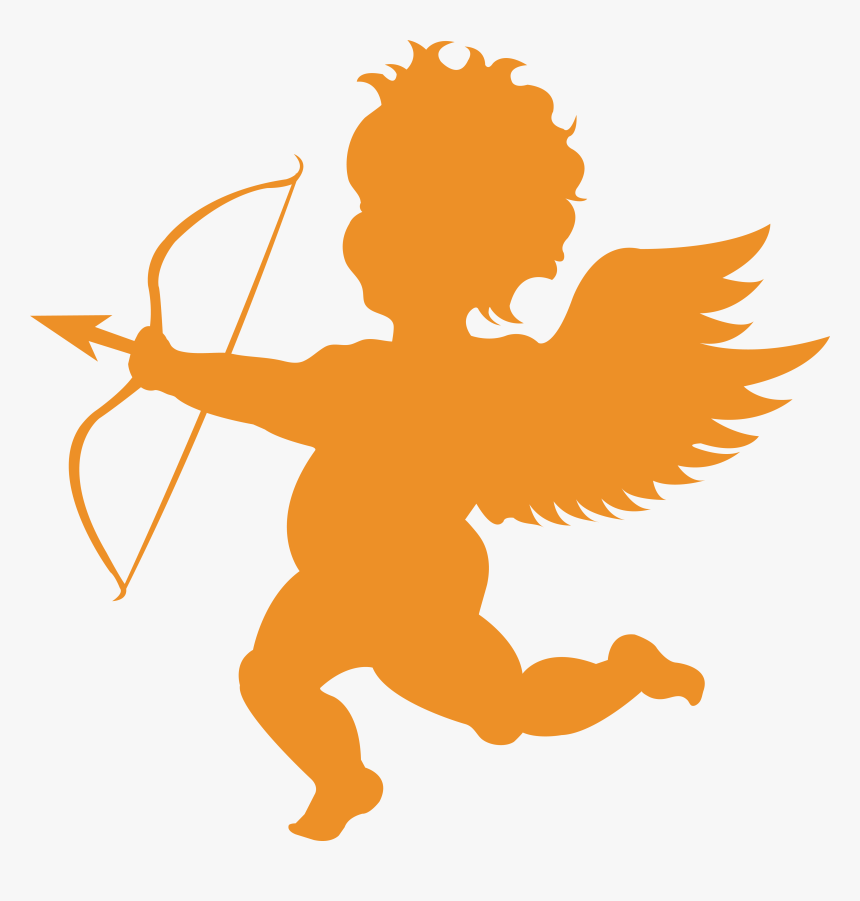 Transparent Valentines Day Cupid Clipart - Orange Color Logo Png, Png Download
