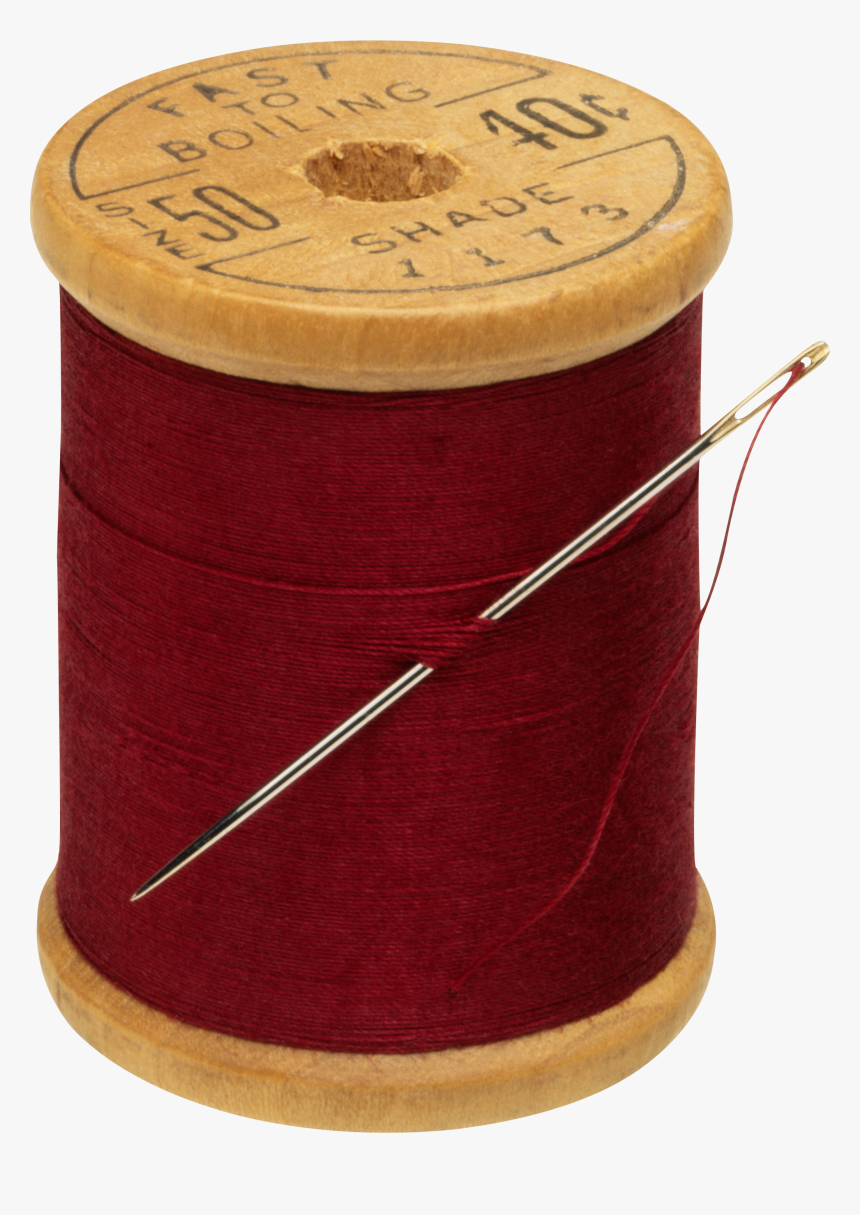Thread And Needle Png - Transparent Background Spool Of Red Thread, Png Download